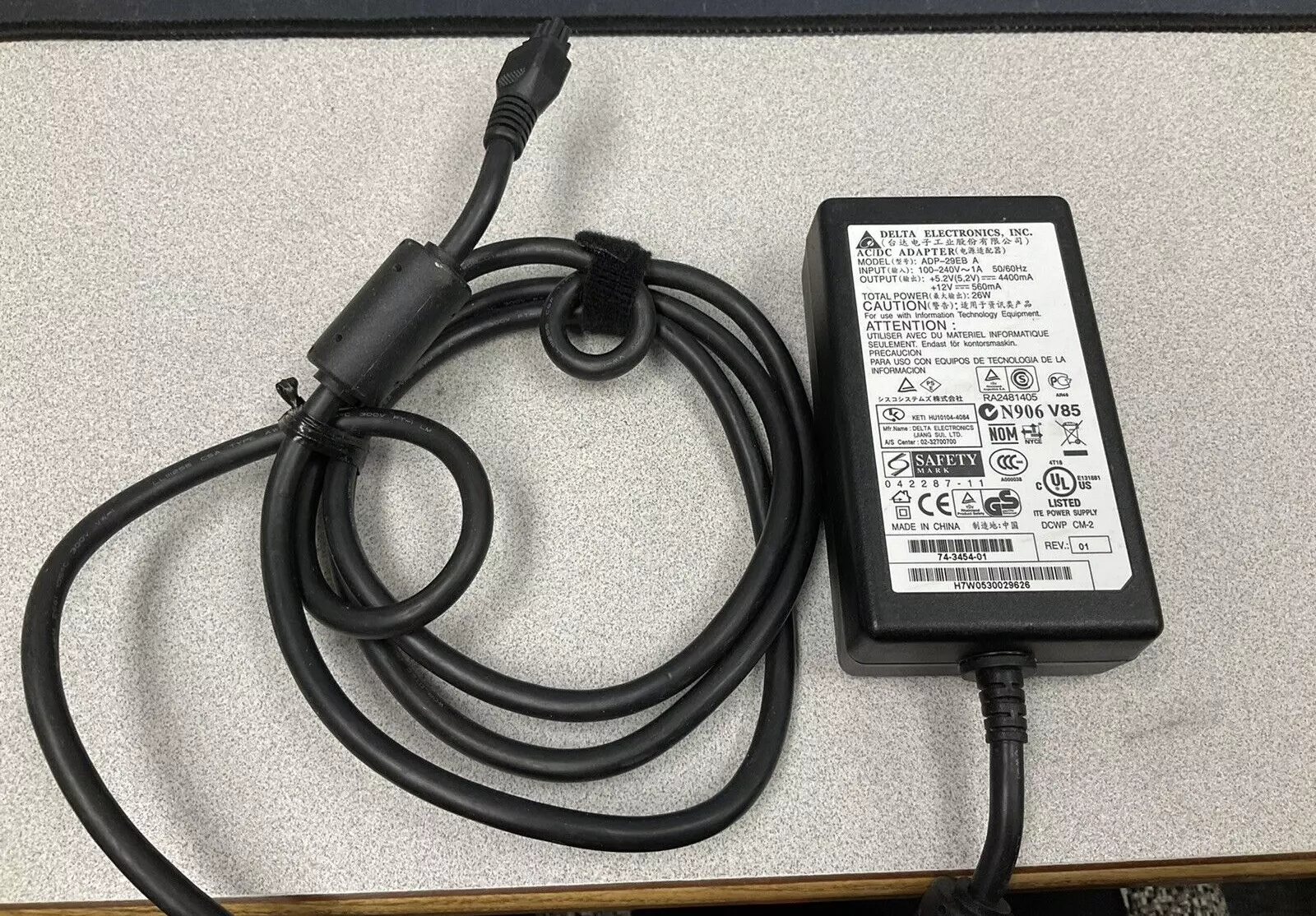 *Brand NEW*Genuine Delta ADP-29EB A 12V 560mA AC Adapter Power Supply